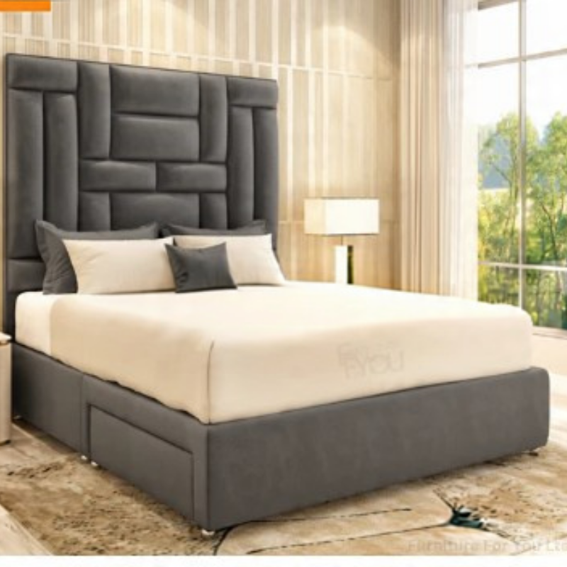 Matrix Divan Bed with 72 High Headboard Matrix Divan Bed with 72 High Headboard