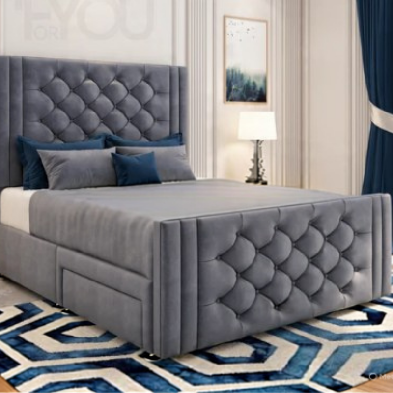 Milan Divan Bed with Headboard and Footboard Milan Divan Bed with Headboard and Footboard
