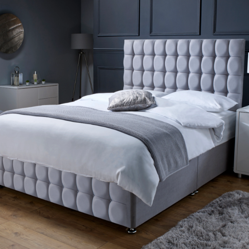 The Cube Divan Bed Set features The Cube Divan Bed Set features